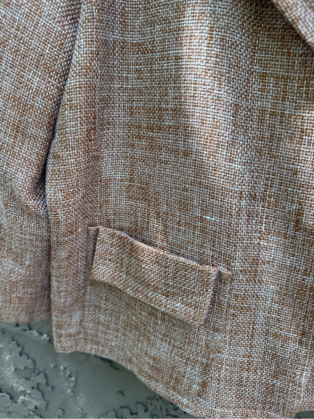 Talbots Tweed Jacket Lightweight Cropped Size 14P - Picture 5 of 15